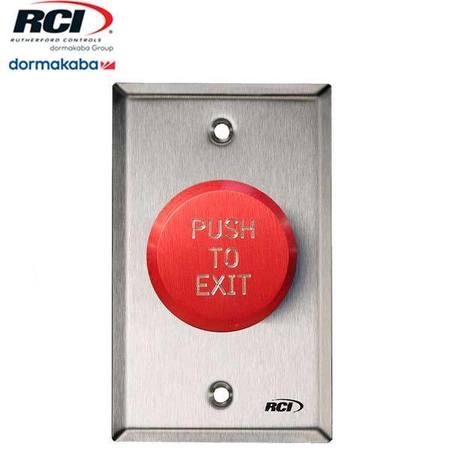 RCI RCI: Pneumatic Time Delay Exit Button RCI-991R-PTD32D